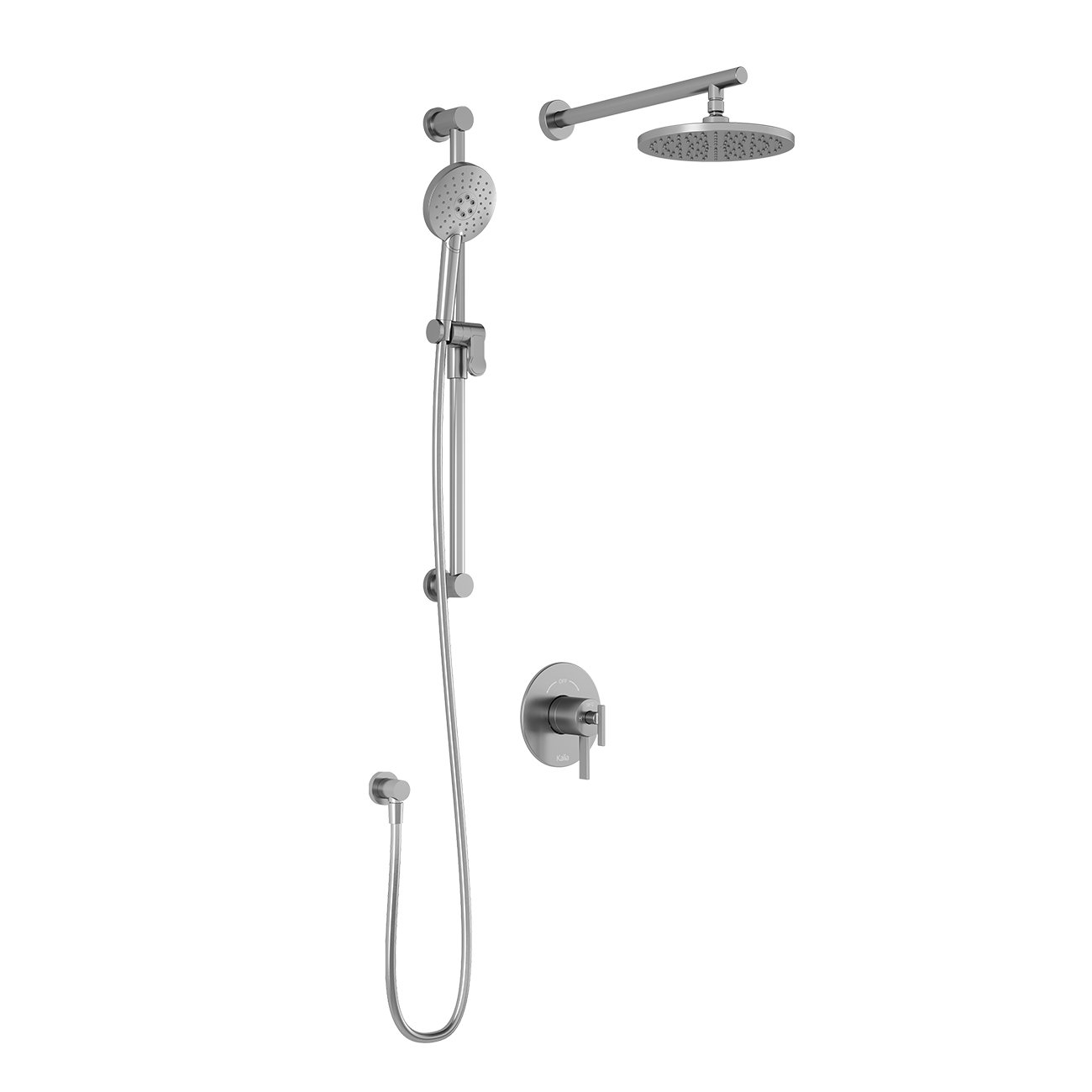 Kalia RoundOne Complete Shower System with Roughin Valve & Reviews