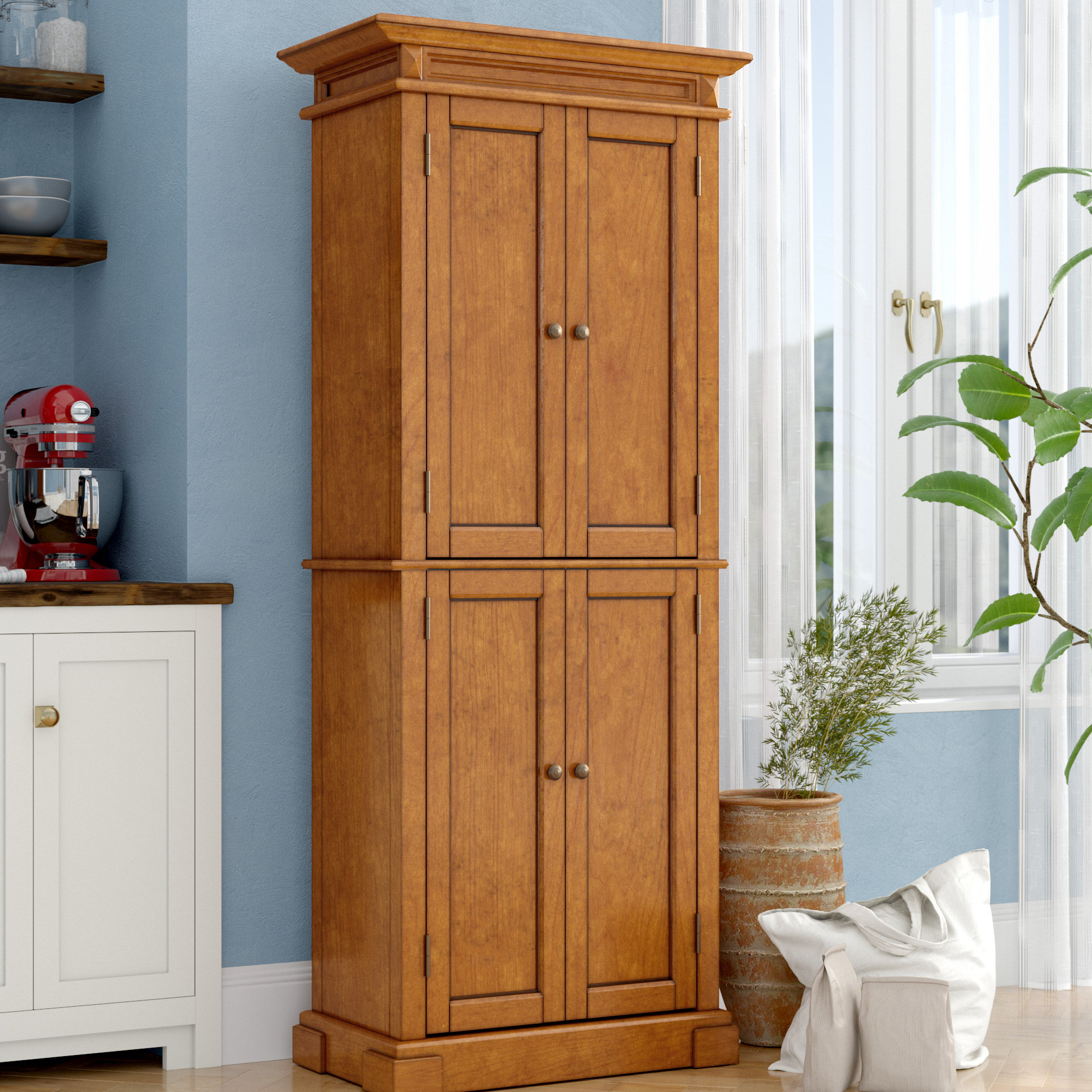 Darby Home Co Ramon 72 Kitchen Pantry Reviews Wayfair