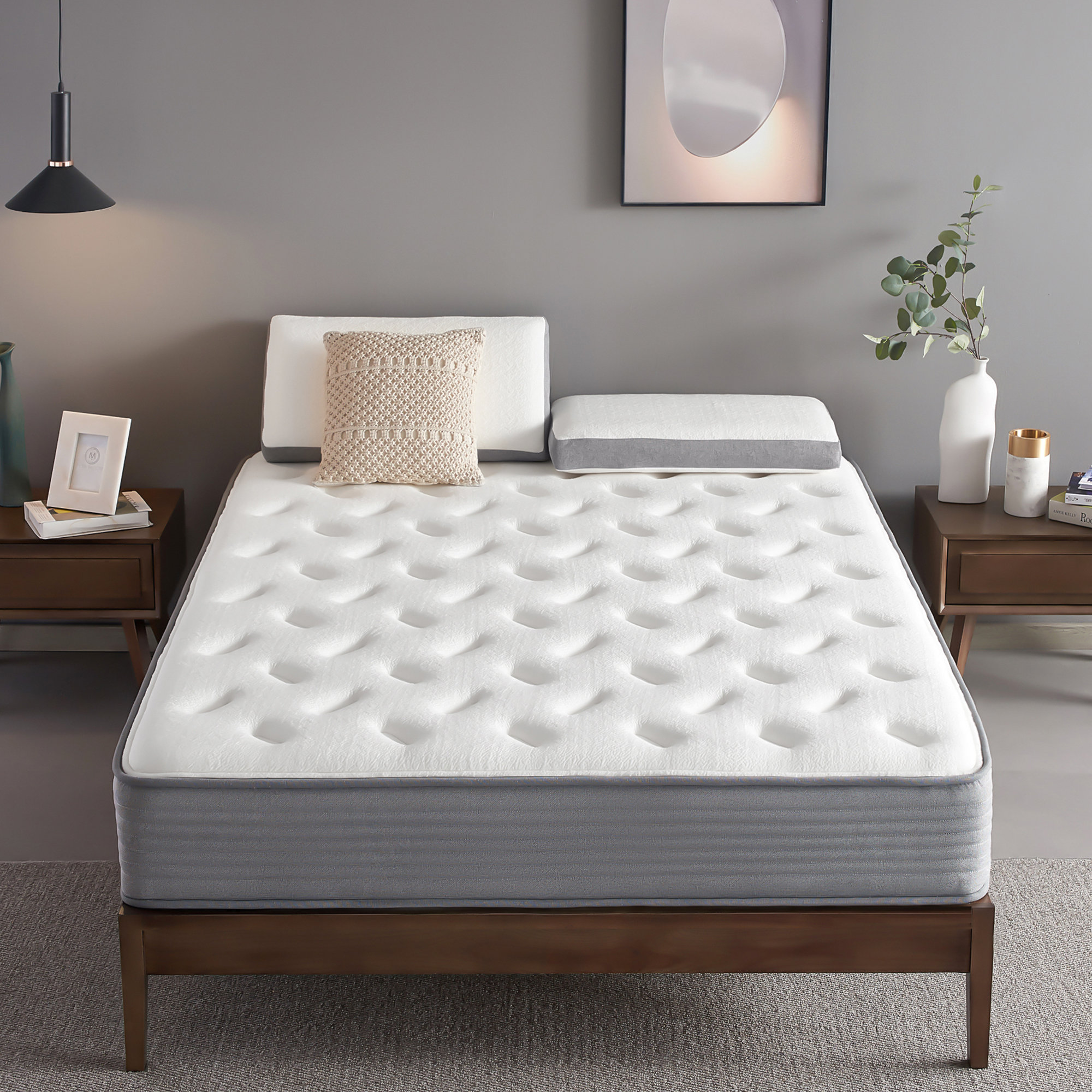 Alwyn Home Azhar 10" Firm Hybrid Mattress Wayfair