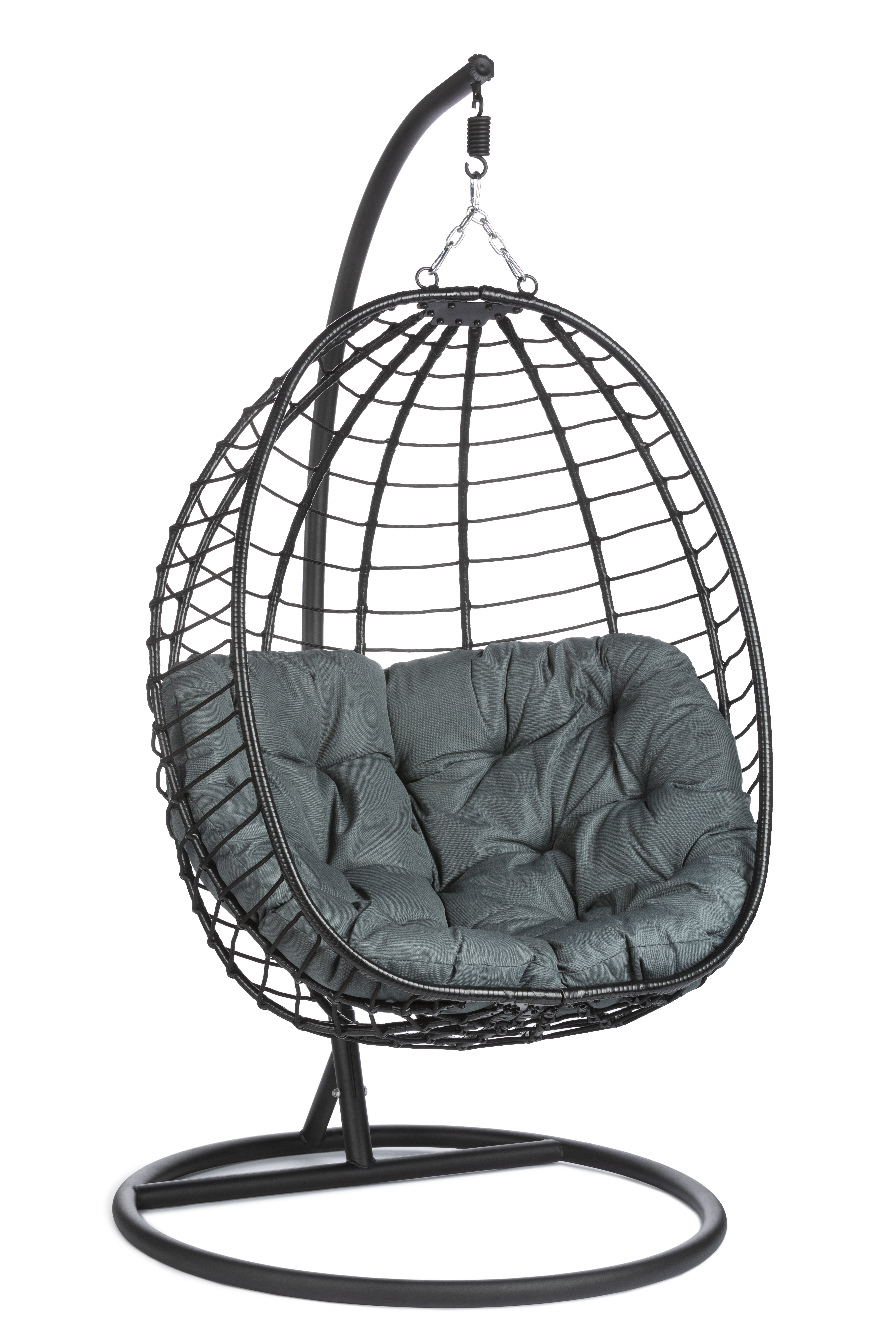 egg chair living spaces for sale on Dakota Fields Swing Chair With Stand Wayfair