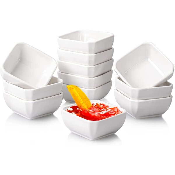 Durable Melamine Small Round Sushi Sauce Dip Spices Dish Bowl Party Little 
