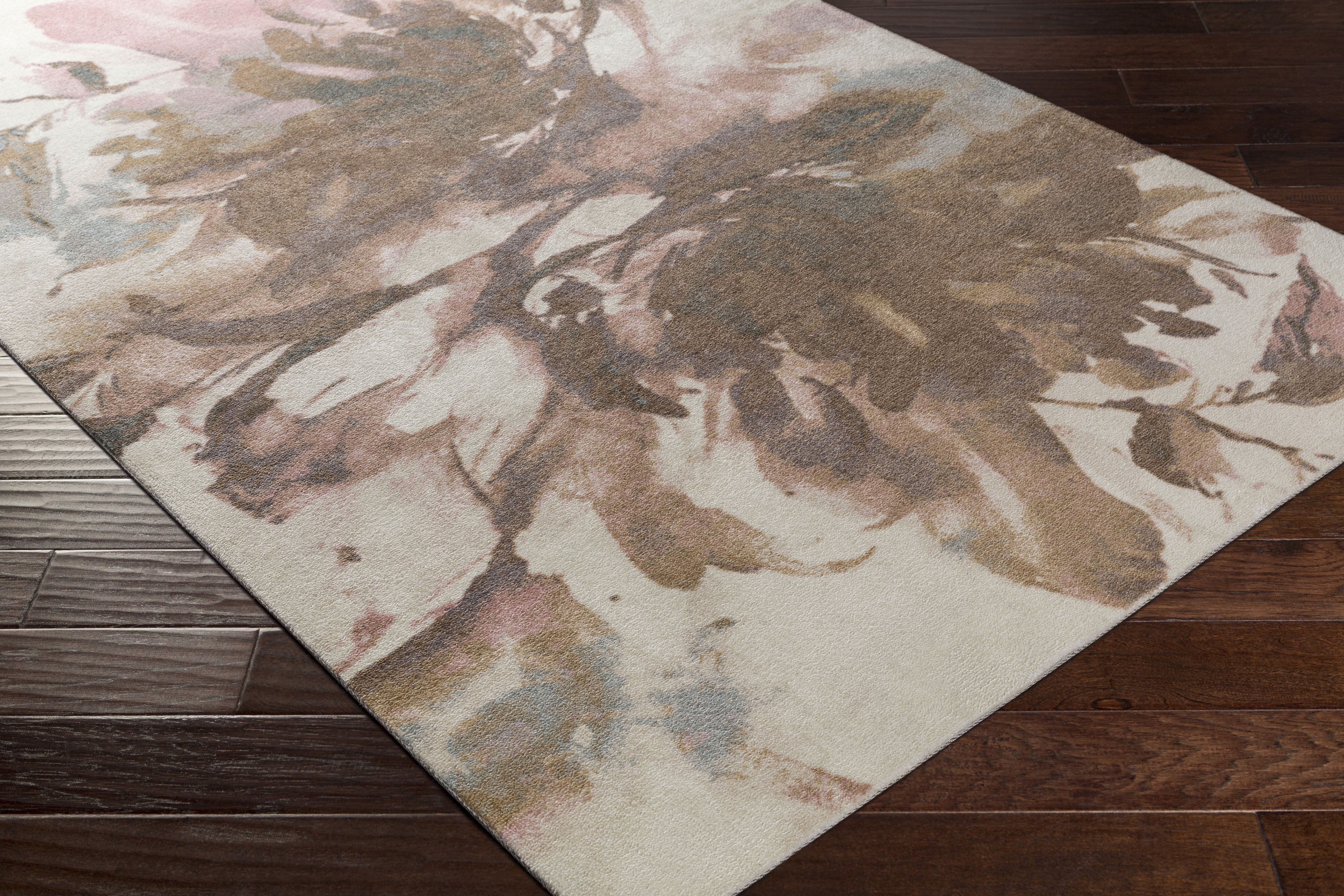 Wrought Studio Bracewell Brown Pale Pink Area Rug Reviews Wayfair