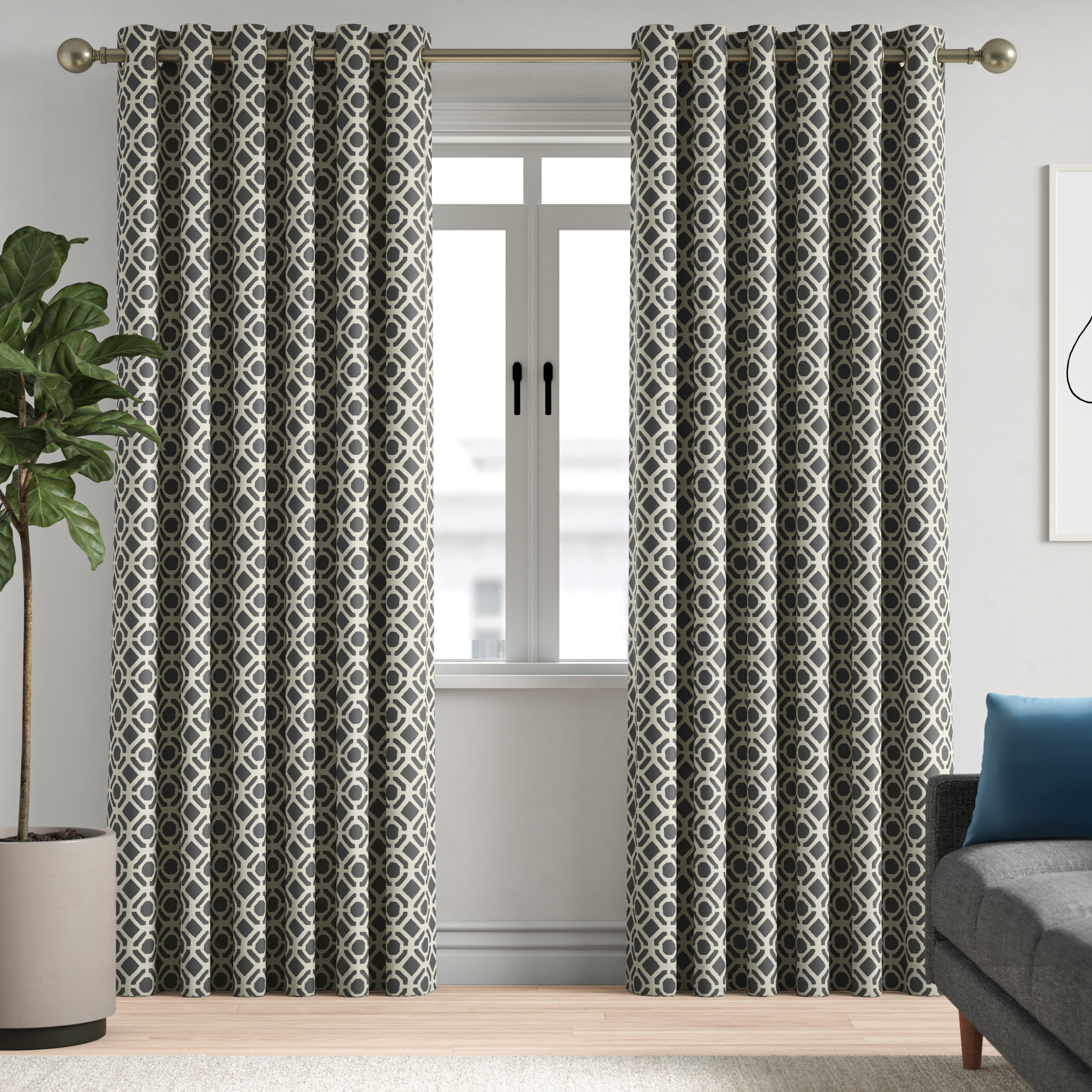 the range curtains