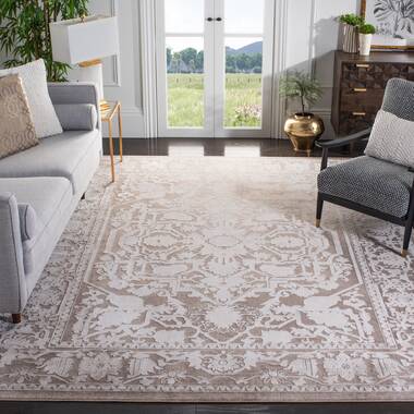 Lana Tropical 3'3 x 5'3 Hand Tufted Wool Accent Rug in Ivory