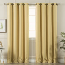 Yellow Gold Curtains Drapes You Ll Love In 2021 Wayfair