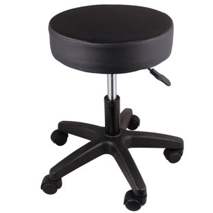 Adjustable Stool With Wheels