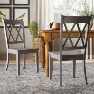 Farmhouse Rustic Distressed Finish Dining Chairs Birch Lane