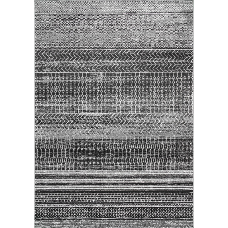 Union Rustic Patel Dark Gray Area Rug Reviews Wayfair Union Rustic Patel Dark Gray Area Rug