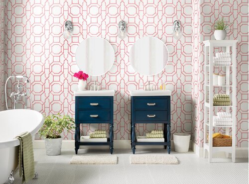 50 Pink Bathroom Design Ideas Wayfair