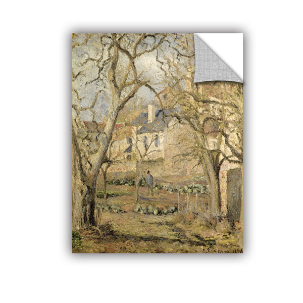 Artwall Bridgeman Camille Pissarro The Vegetable Garden 1878 Wall Decal Wayfair