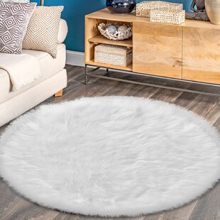 Details about   Fluffy Faux Fur Round Rug Floor Furry Carpet Super Soft Warm Washable Chair Mats 