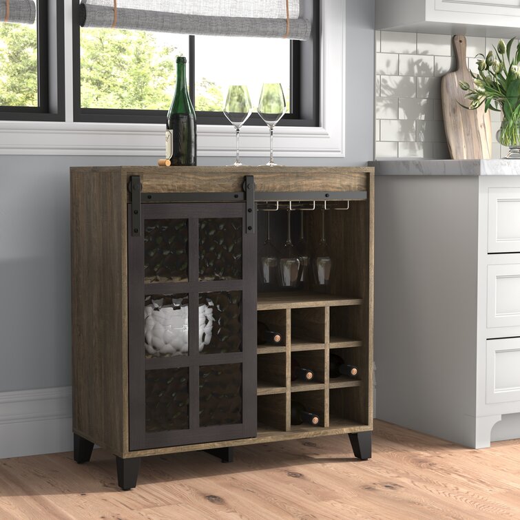 Three Posts™ Helfrich Bar Cabinet | Wayfair