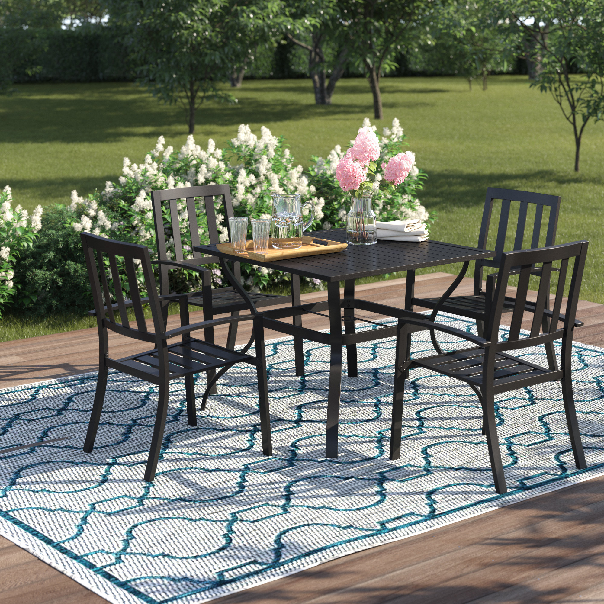 Tafolla Patio 8 Piece Dining Set