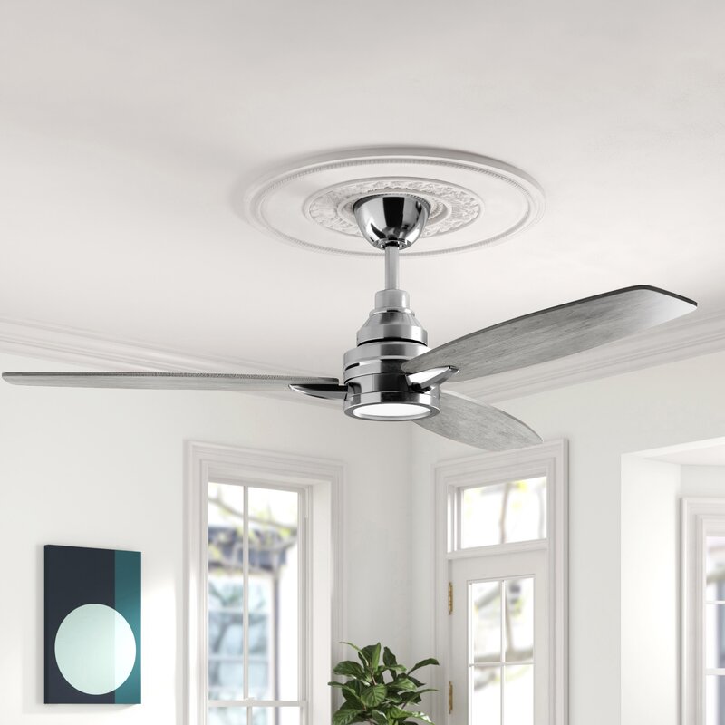 Foundstone 60 Troy 3 Blade Led Ceiling Fan With Remote Light Kit
