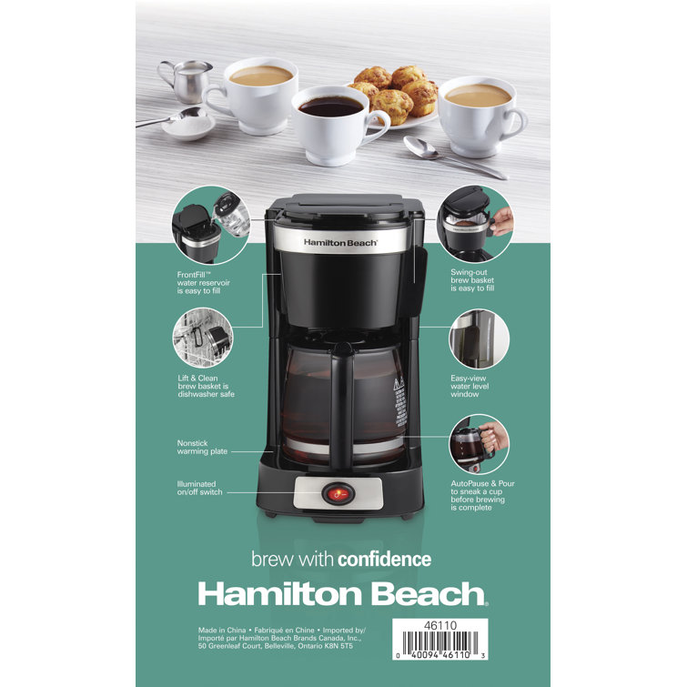 10-Cup Brew Station Coffee Maker Black 