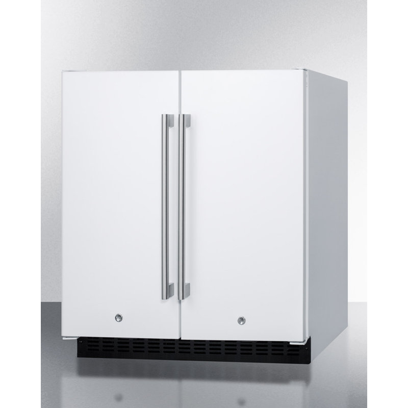 Summit Liance 29 5 Inch 4 Cu Ft Convertible Convertible Undercounter Refrigerator With Freezer