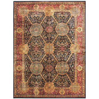 Tufenkian Donegal Branches Oriental Hand Knotted Wool Beige Black Rug Wayfair