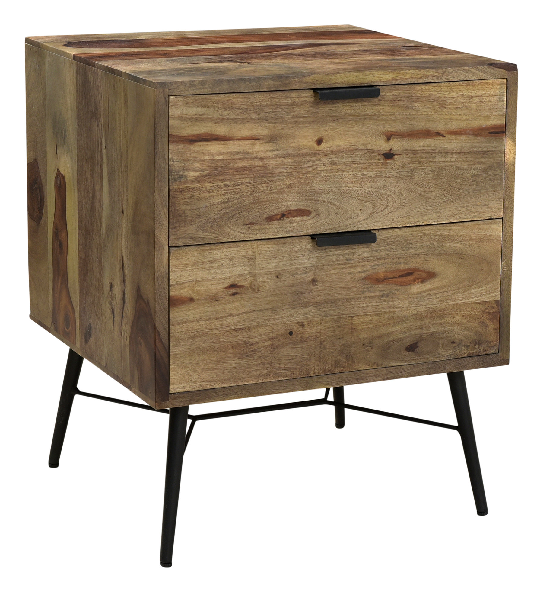 Foundry Select Screven 2 Drawer Solid Wood Bachelor S Chest In Natural Wayfair