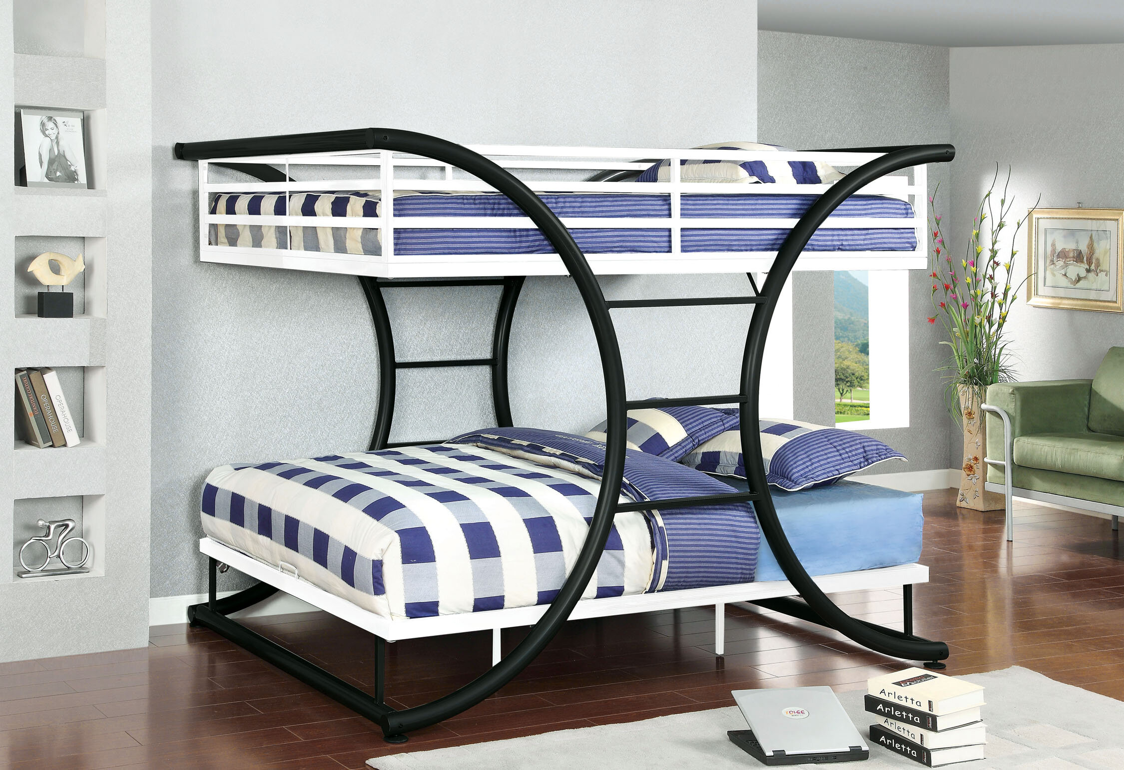 Hokku Designs Full Over Full Standard Bunk Bed By Hokku Designs Reviews Wayfair