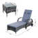 Barkhamsted Reclining Sun Lounger Set With Cushions and Table