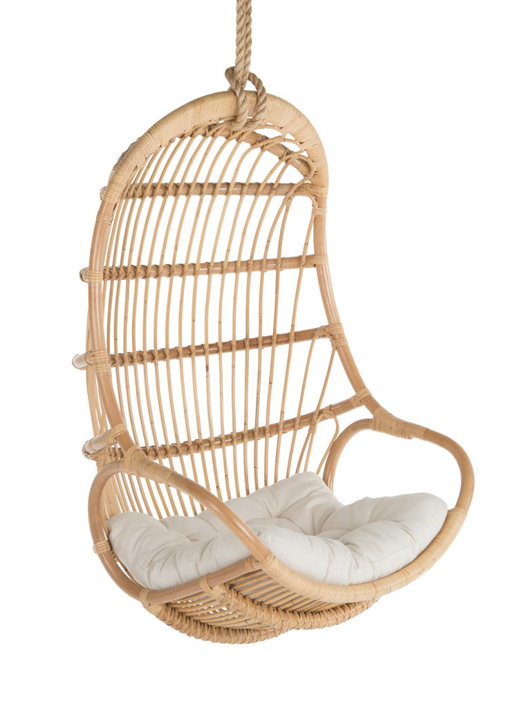 Briaroaks Hanging Rattan Swing Chair