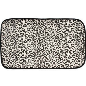 Exotic Snow Leopard Quick Dry Memory Foam Bath Rug