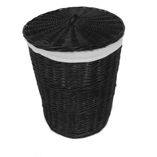 black laundry bin