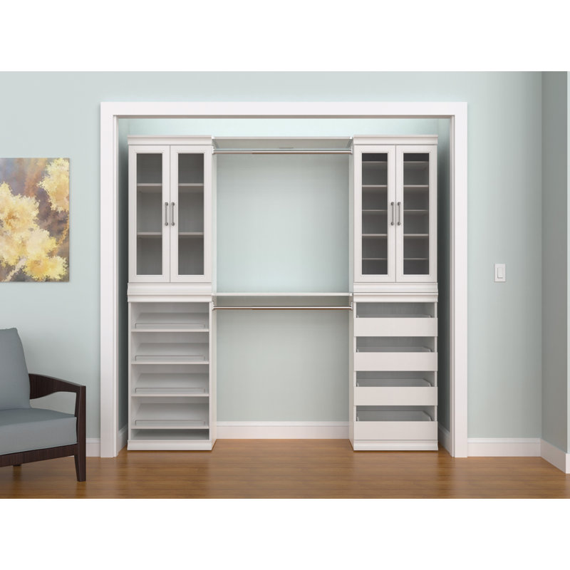 Closetmaid Modular Storage 21 02 W Glass Door Kit Reviews Wayfair