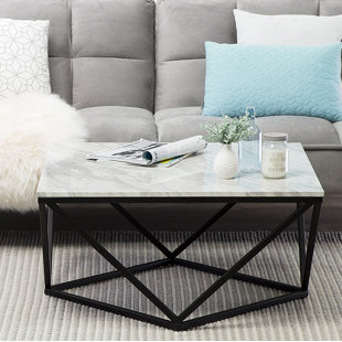 Go to store & view more images Wrought Studio Petrarch Marble Effect Coffee Table