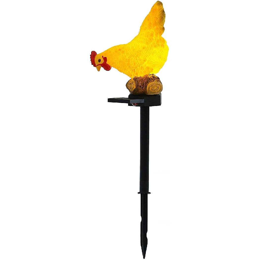 decorative solar chicken light