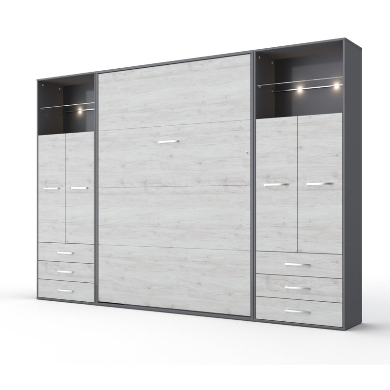 Maximahouse Invento Vertical Wall Bed European King Size With 2 Cabinets Wayfair Looking for a european king size mattress?