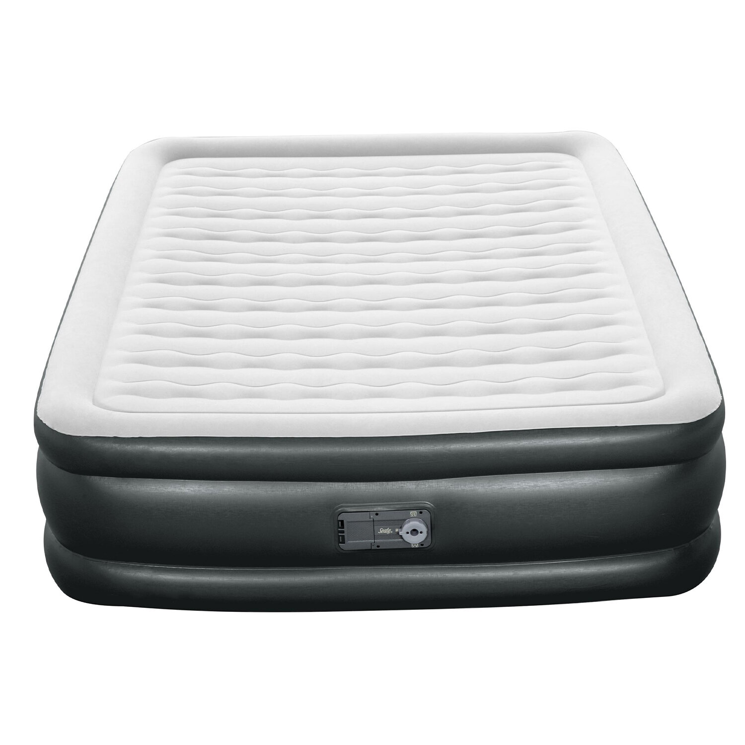 203 x 152 x 48 cm Sable Inflatable Air Bed Double Size Air Mattress with Built-in Electric Pump and Repair Kits