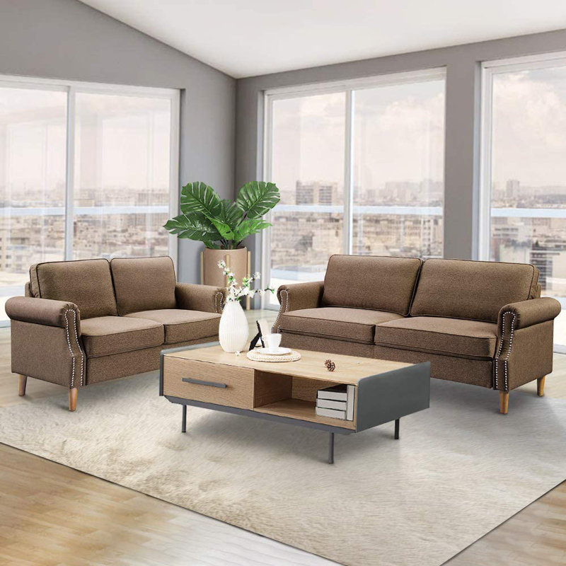 Canora Grey Grindle 2 Piece Standard Living Room Set Wayfair