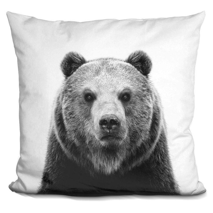 Wrought Studio Hofer Bear Throw Pillow Wayfair