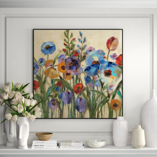 24 x 24 Global Gallery Elyse DeNeige Arts /& Crafts Birds IV Tone Canvas Artwork