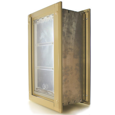 Single Flap Pet Door Enduraflap Size 19 H X 10 W Color Tan
