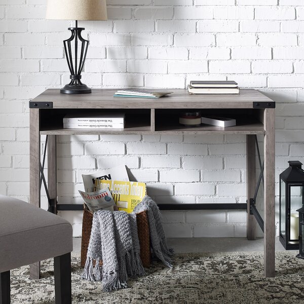 Metal Wrapped Desk Wayfair