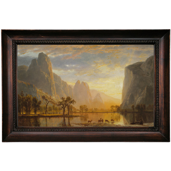 Astoria Grand Valley Of The Yosemite Framed Oil Painting Print