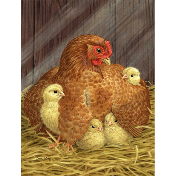 Caroline's Treasures My Little Chickadees with Hen Chicken ...