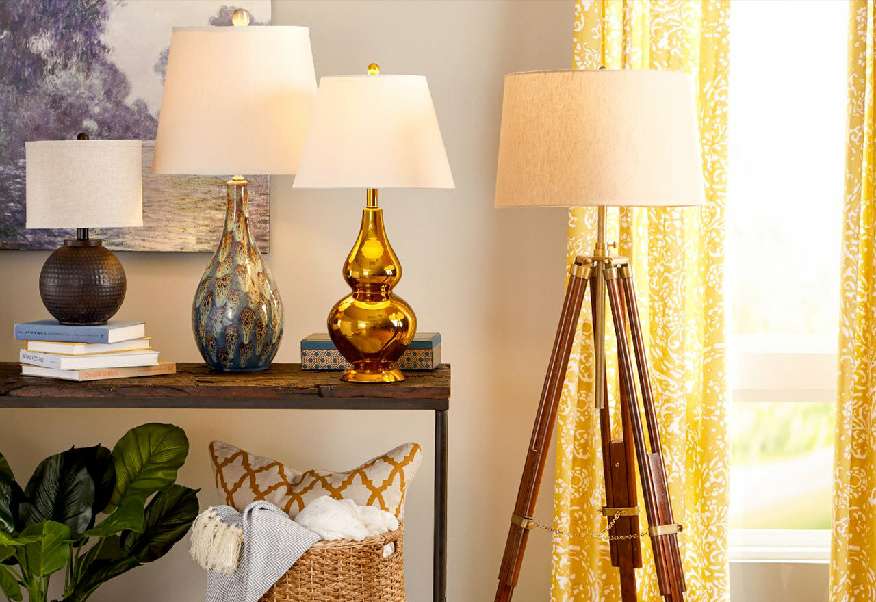 wayfair table lamps for living room