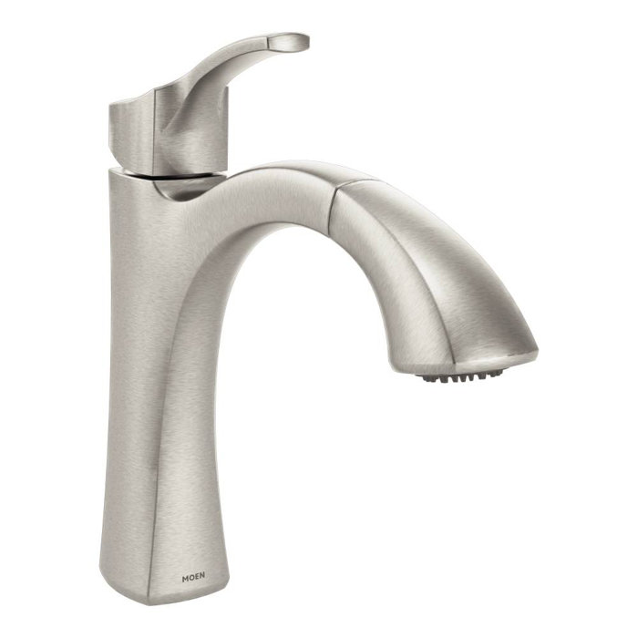 Moen Voss Pull Out Single Handle Kitchen Faucet With Reflex And