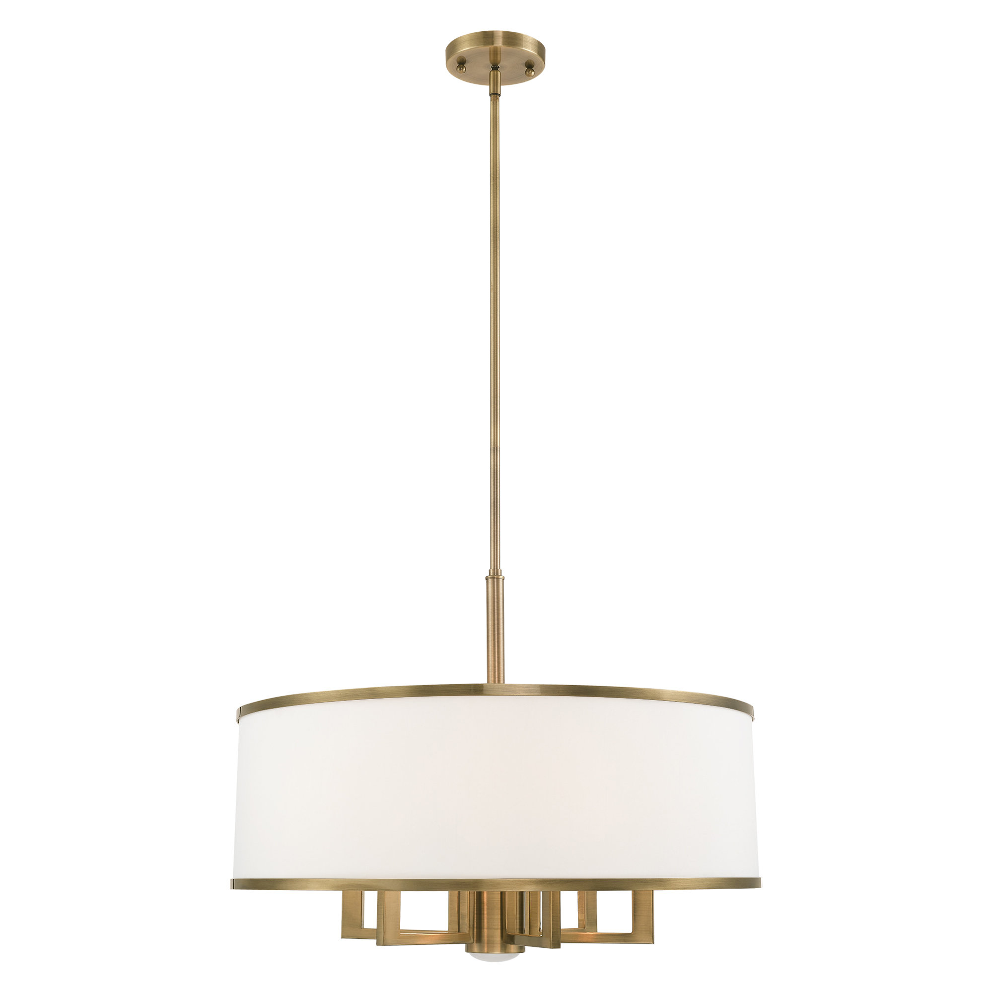 Three Posts Analia 7 Light Unique Statement Drum Chandelier Reviews Wayfair