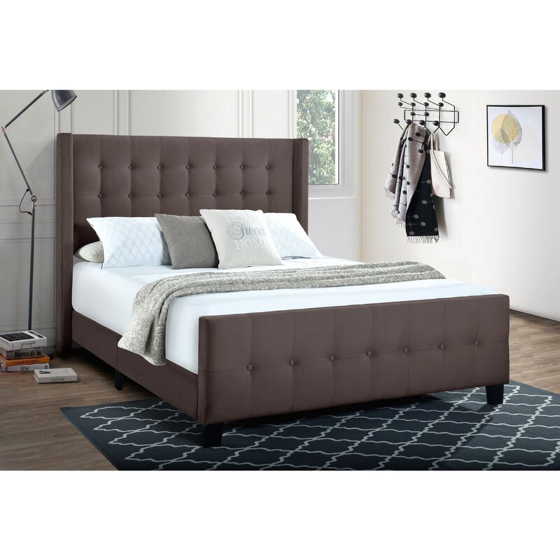 Latitude Run® Tufted Upholstered Low Profile Standard Bed 