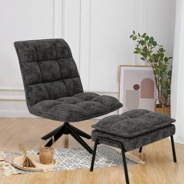 wide swivel convertible chair