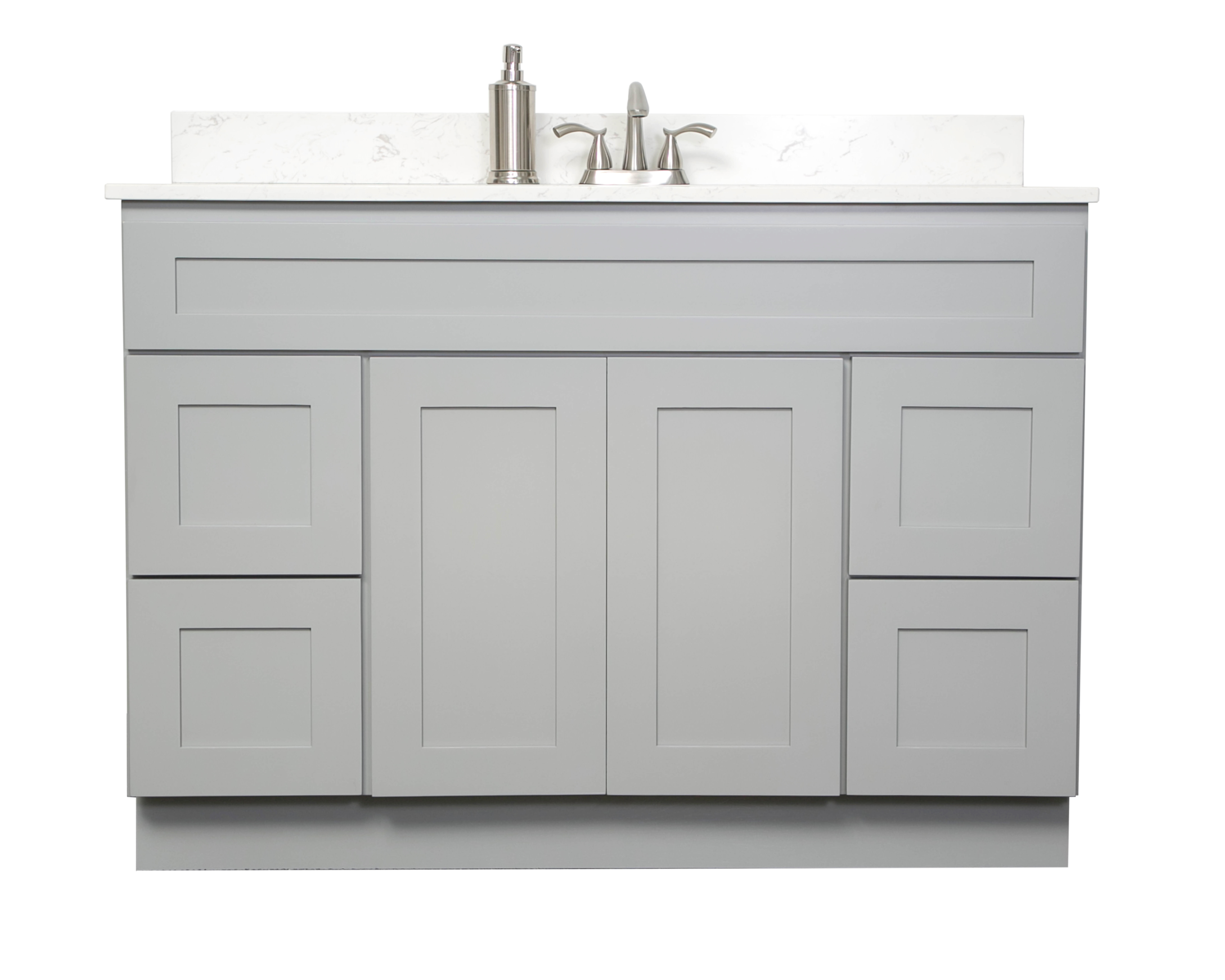 United Cabinetry 48 Single Bathroom Vanity Base Only In Finished