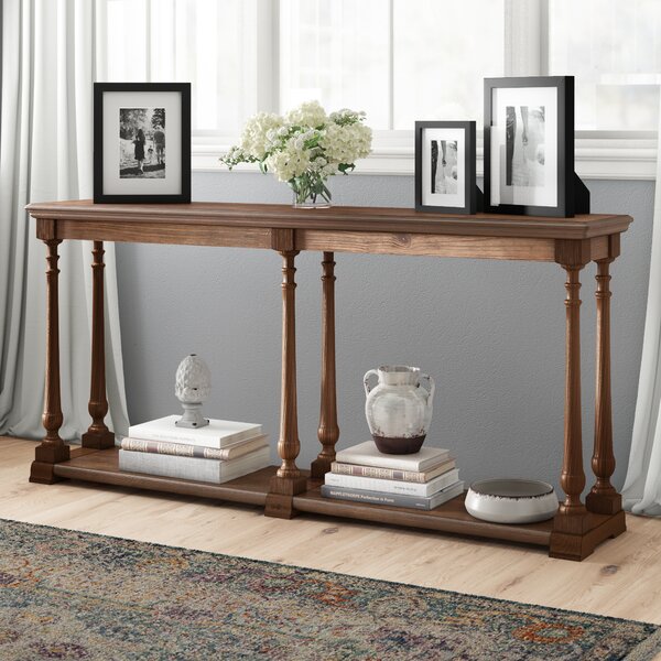 72 inch wood console table