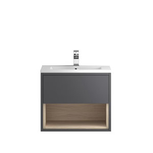 Ultra 54 cm Wandmontierter Waschbeckenunterschra..