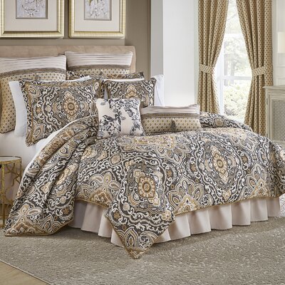 Philomena 4 Piece Comforter Set Croscill Home Fashions Size