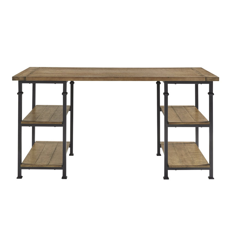 hometrends rustic oak desk