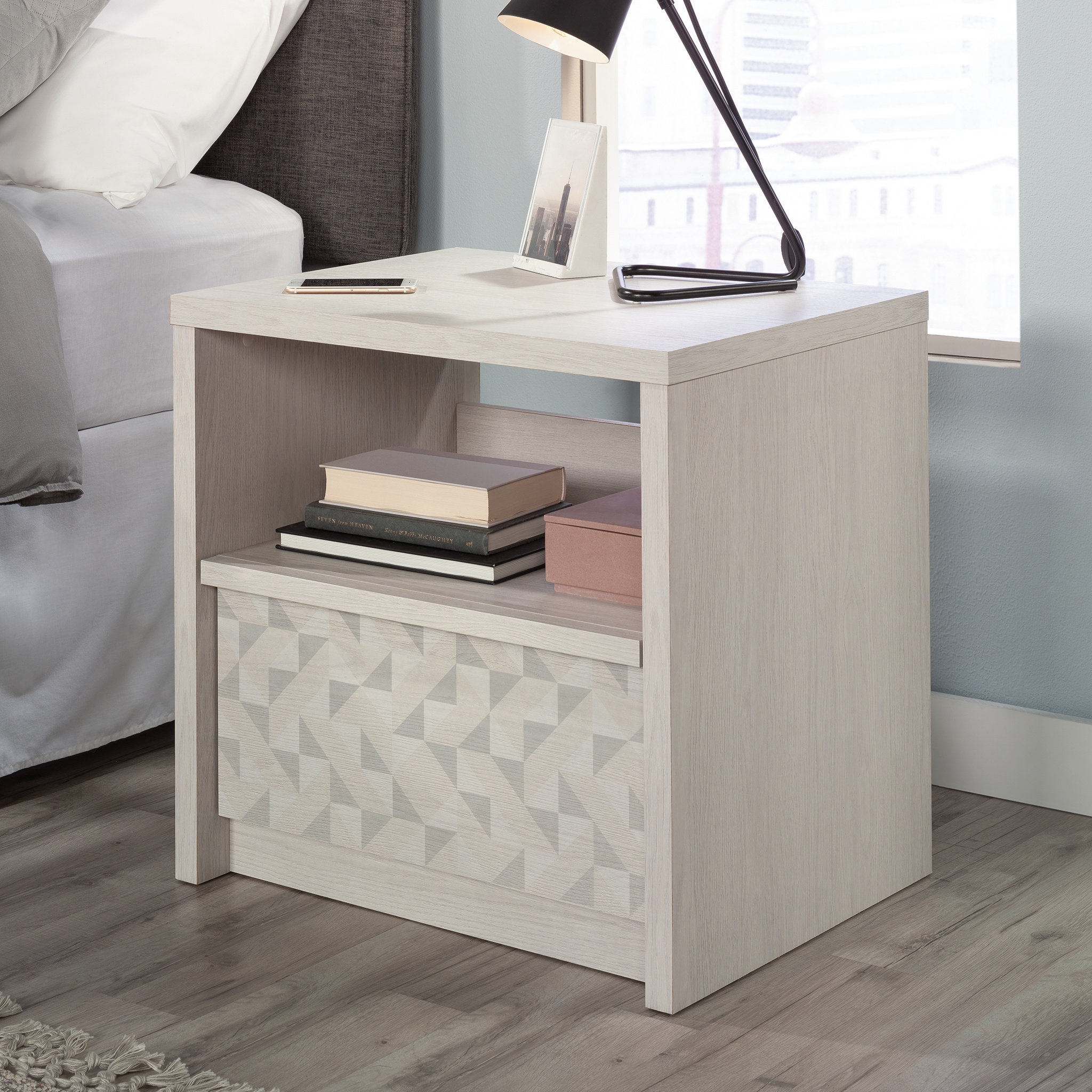 Mercury Row® Posner Manufactured Wood Nightstand & Reviews Wayfair